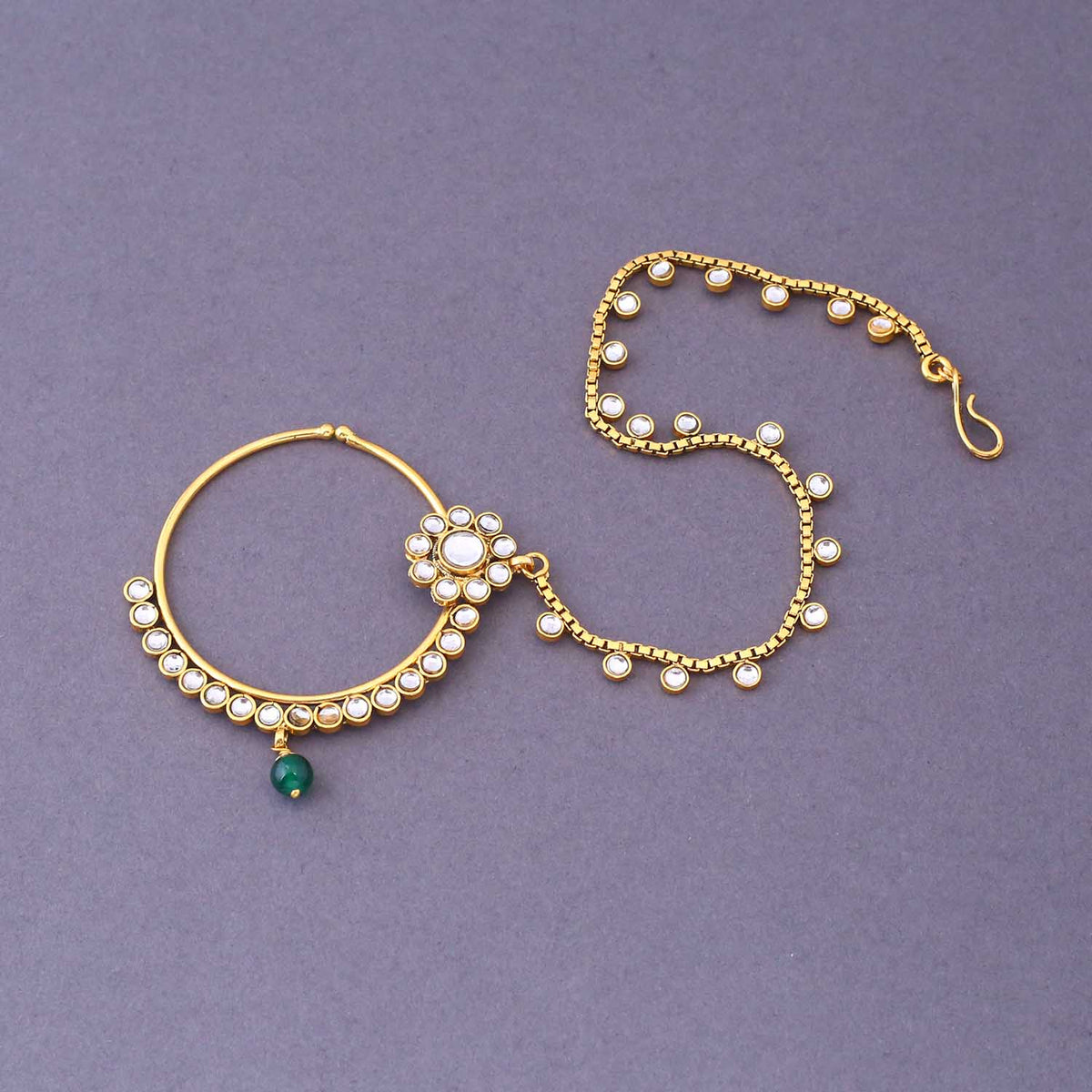 Emerald Annuja Bridal Jewellery Set