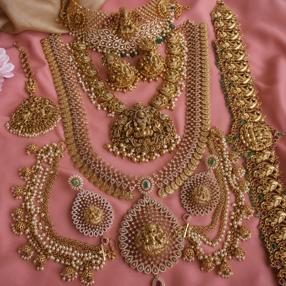 Customized Ad American Diamond Bridal sets