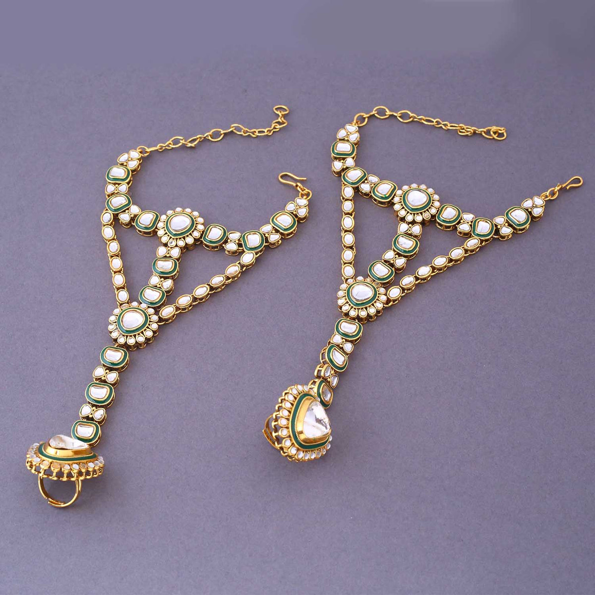 Emerald Annuja Bridal Jewellery Set