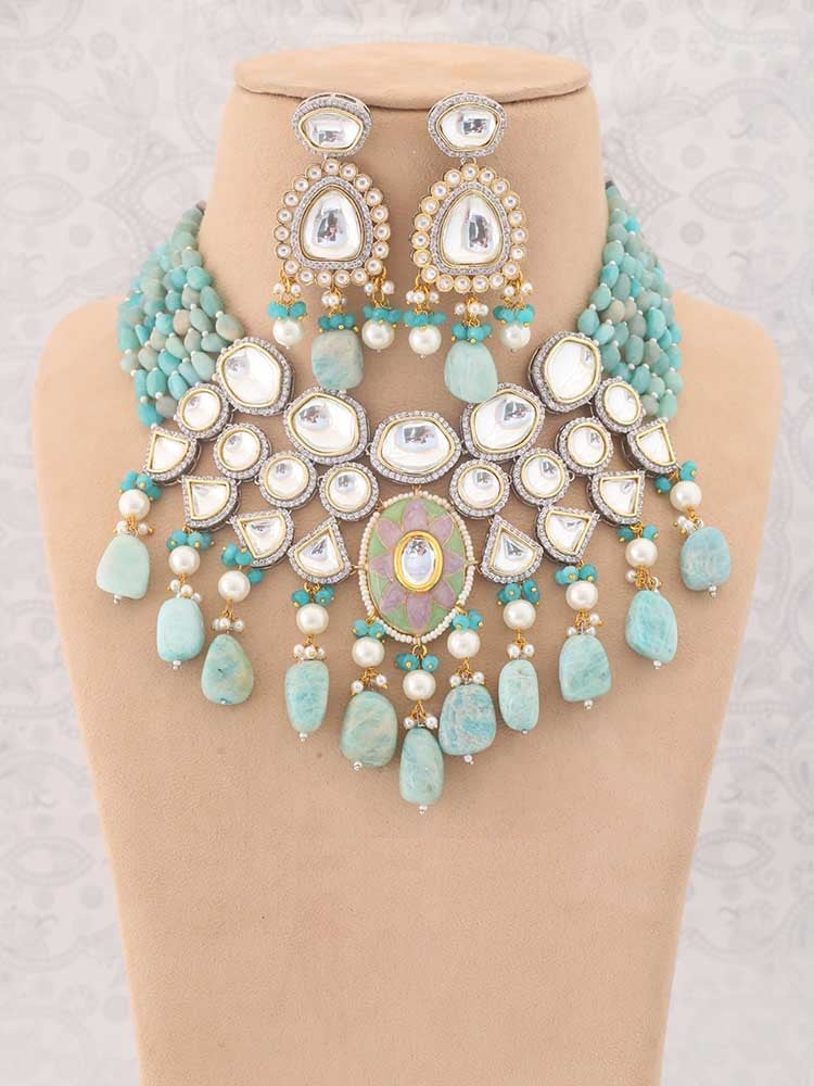 TURQUOISE REEMA JEWELLERY SET